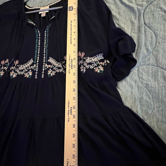 Knox Rose Embroidered Blouse Large - Picture 8 of 9